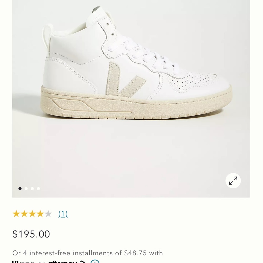 Veja high top sneakers only worn a few times. Great condition